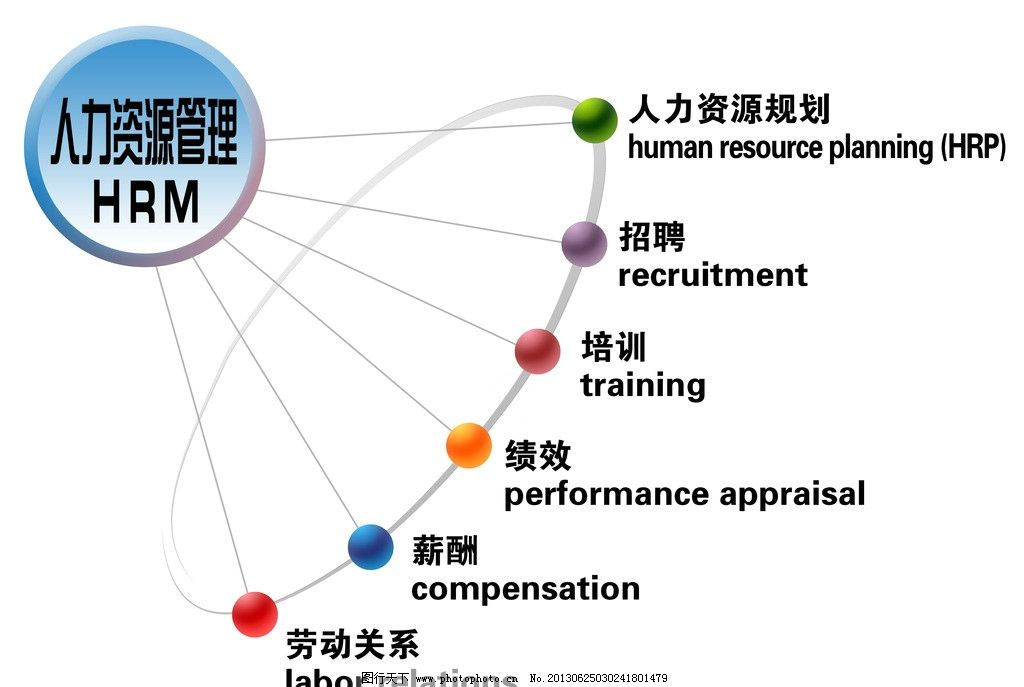 人力管理分支圖展板圖片